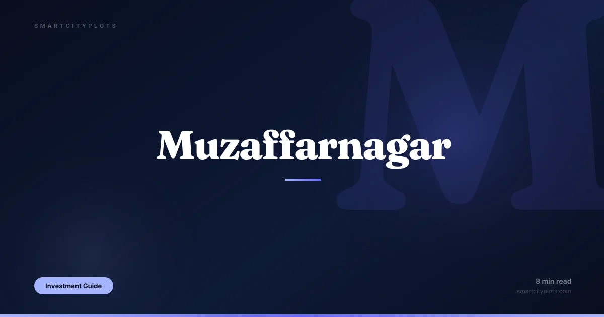 Muzaffarnagar Plot Investment Guide 2026 — The Pre-Expressway Window Still Open